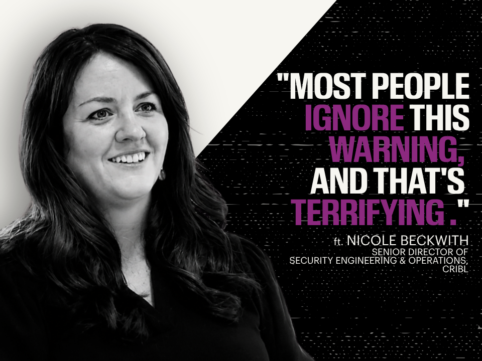 The Bet Most Security Teams Are Losing featuring Nicole Beckwith