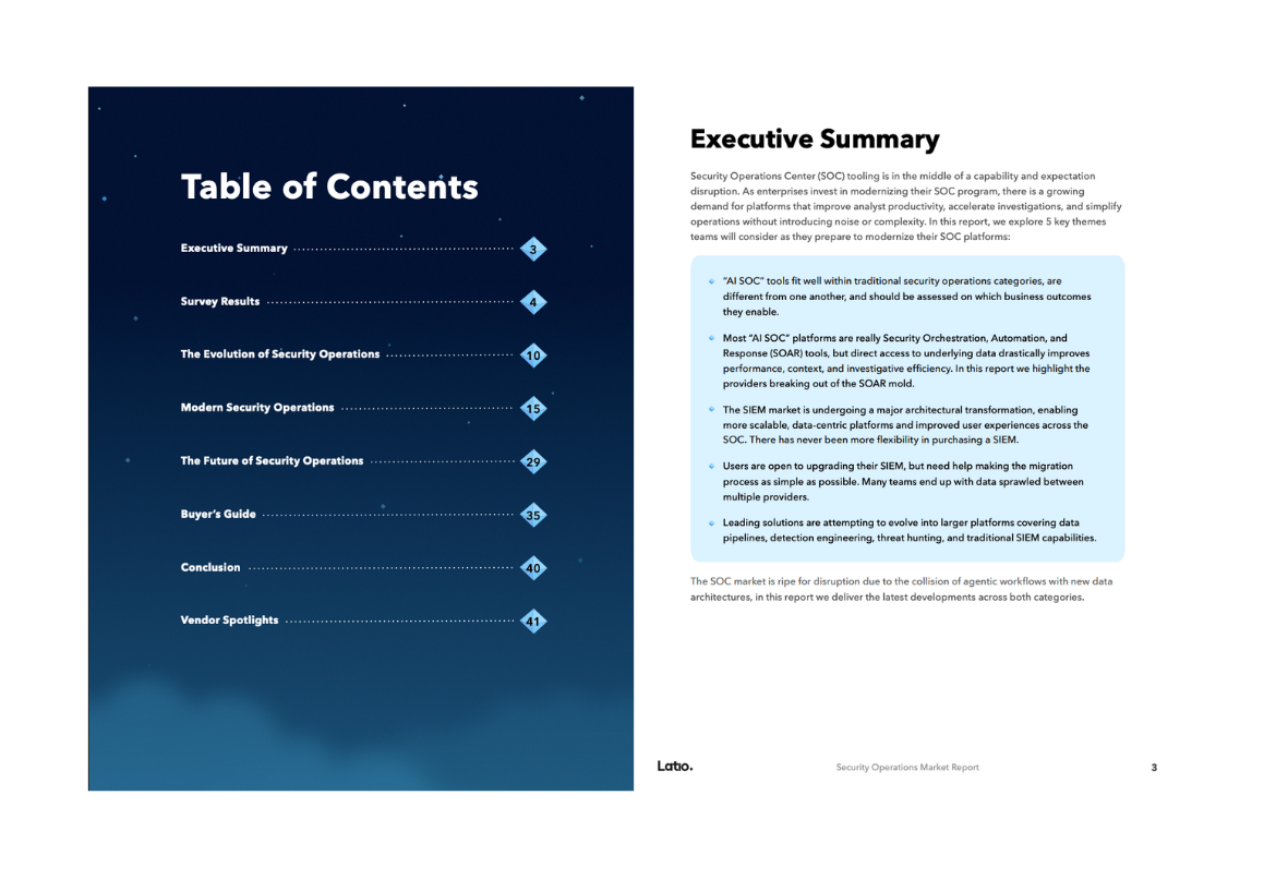 The 2026 Latio Security Operations Report