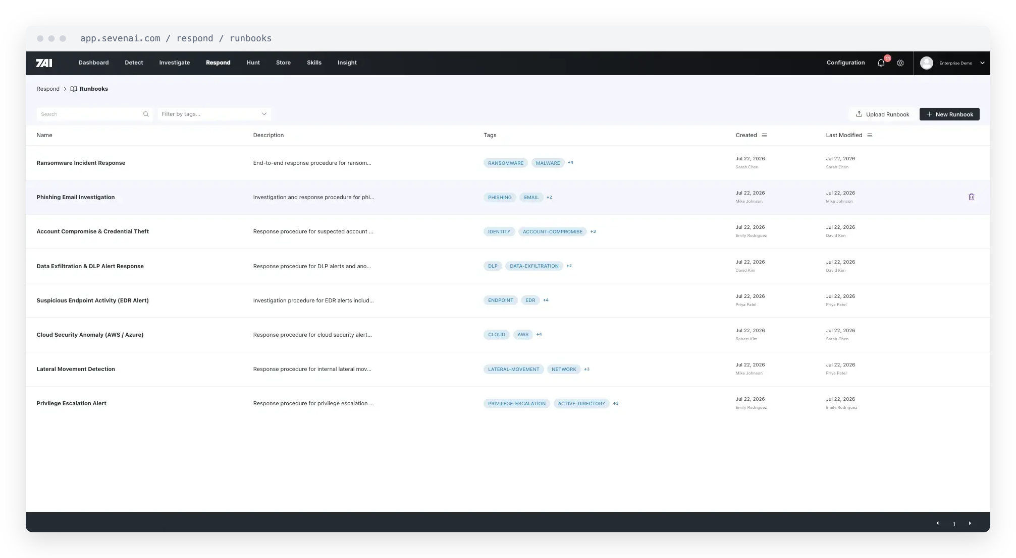 respond-5-runbooks